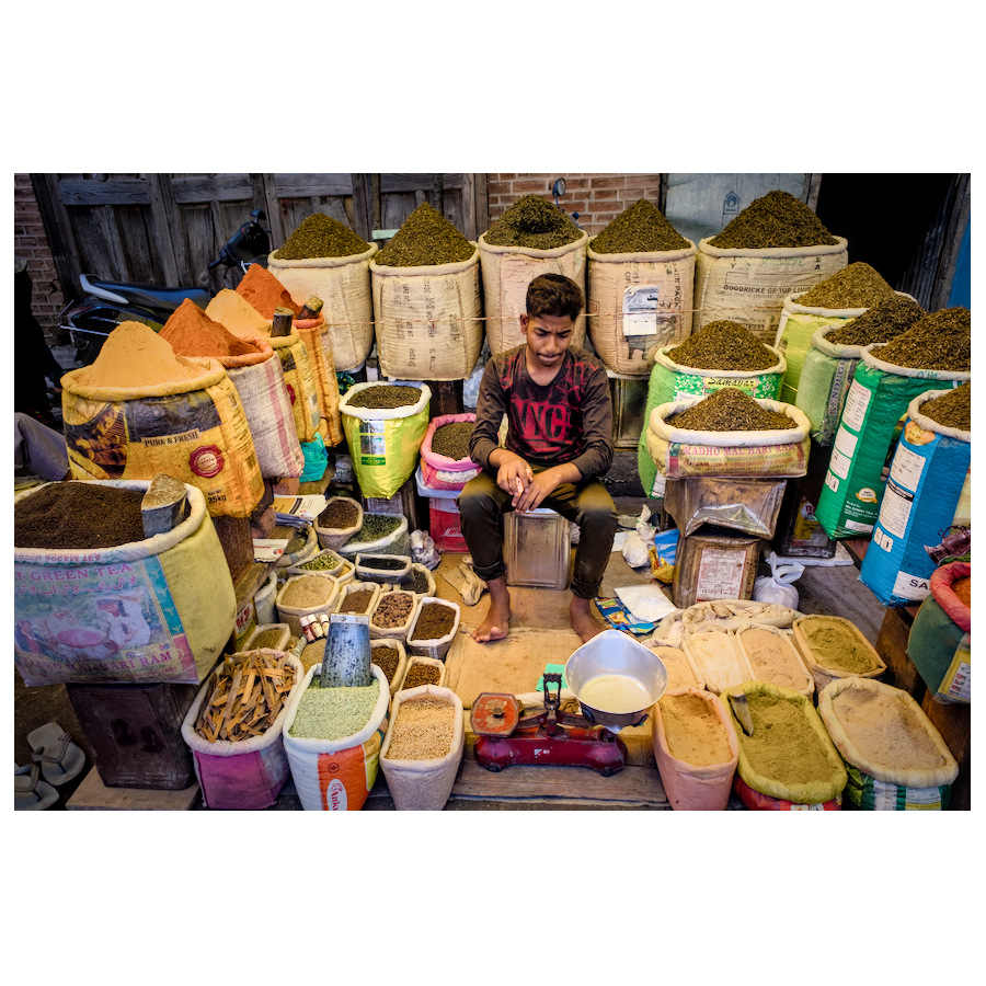 Spice seller in Srinagar